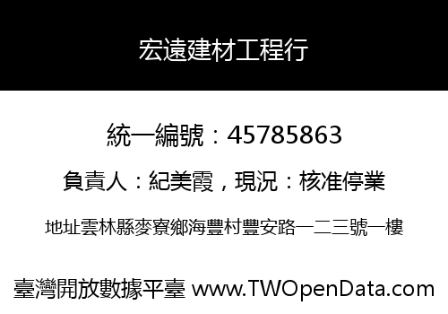 宏遠建材工程行