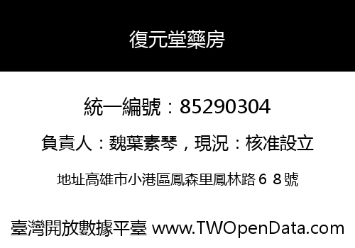 復元堂藥房
