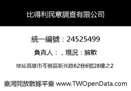 比得利民意調查有限公司