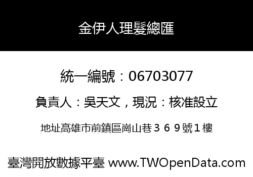 金伊人理髮總匯