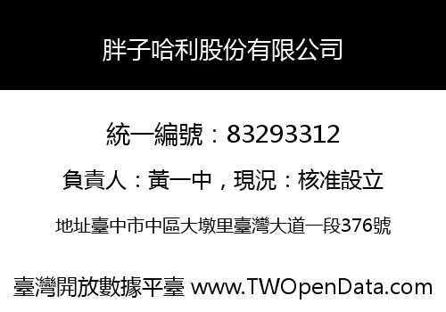 胖子哈利股份有限公司