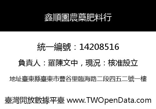 鑫順園農藥肥料行
