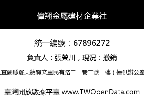 偉翔金屬建材企業社
