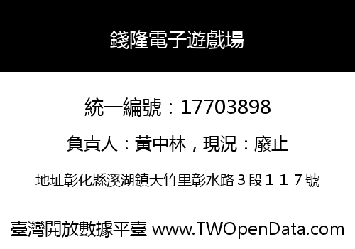 錢隆電子遊戲場
