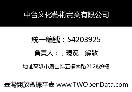 中台文化藝術實業有限公司