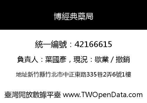 博經典藥局