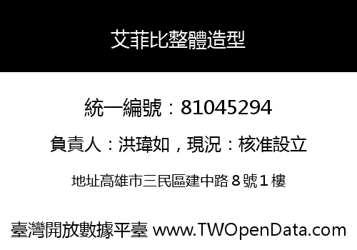 艾菲比整體造型