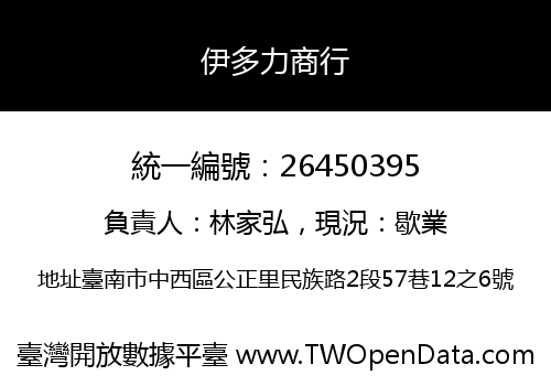 伊多力商行
