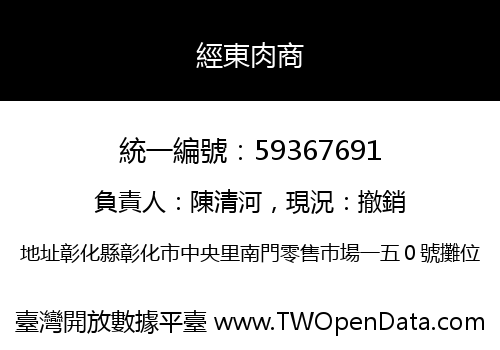 經東肉商