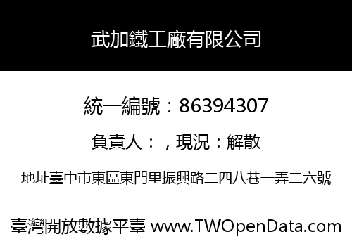 武加鐵工廠有限公司