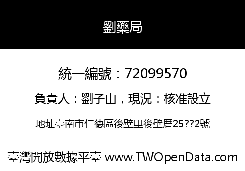 劉藥局
