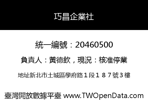 巧昌企業社