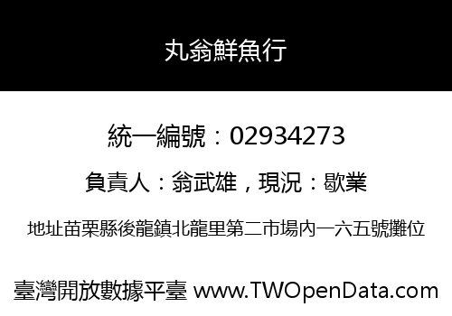 丸翁鮮魚行