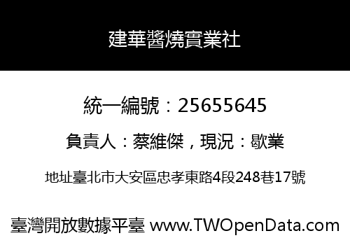 建華醬燒實業社