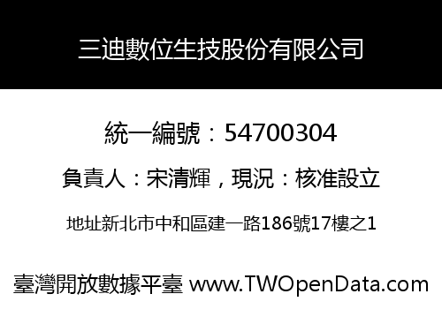 三迪數位生技股份有限公司