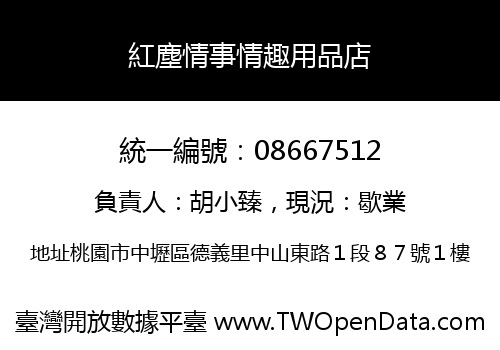 紅塵情事情趣用品店