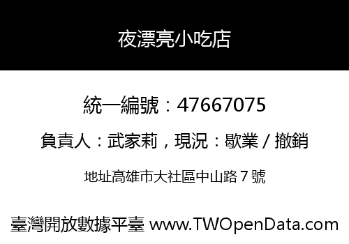 夜漂亮小吃店
