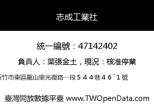 志成工業社