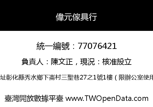 偉元傢具行