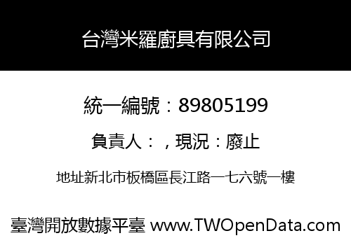 台灣米羅廚具有限公司