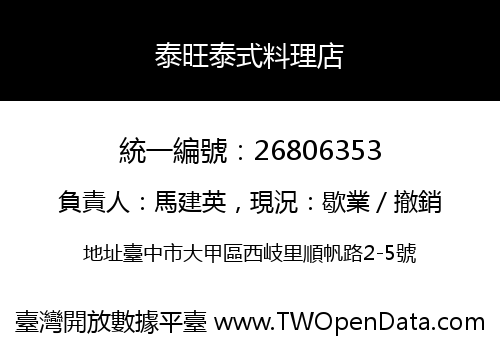 泰旺泰式料理店