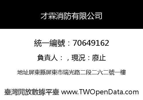 才霖消防有限公司