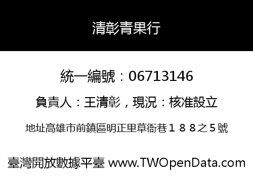 清彰青果行