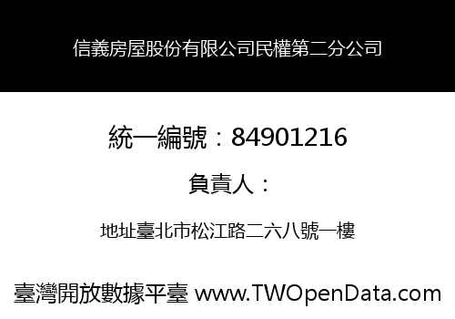 信義房屋股份有限公司民權第二分公司