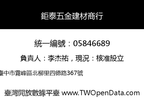 鉅泰五金建材商行
