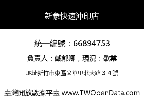 新象快速沖印店