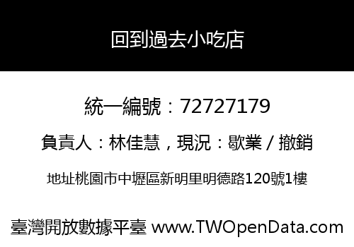 回到過去小吃店