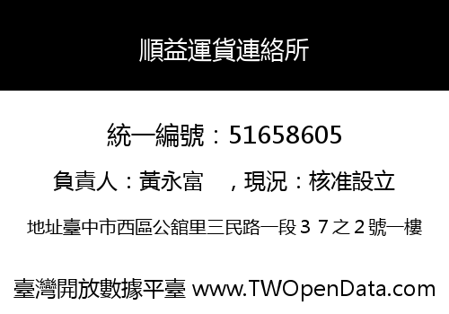 順益運貨連絡所