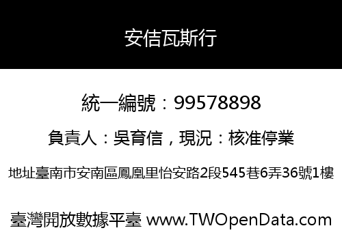 安佶瓦斯行