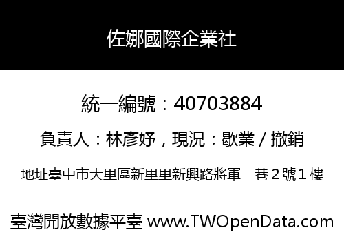佐娜國際企業社