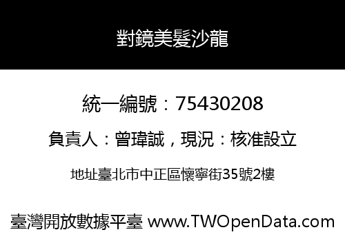 對鏡美髮沙龍