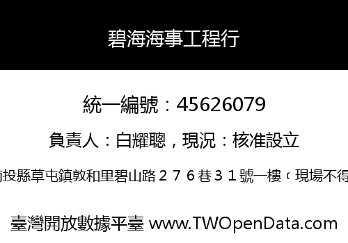 碧海海事工程行