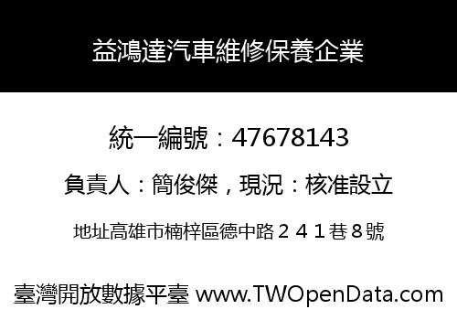 益鴻達汽車維修保養企業