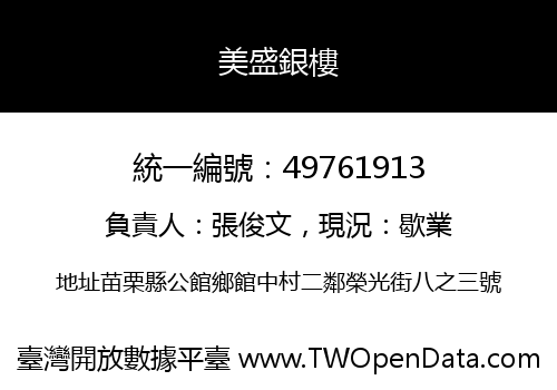 美盛銀樓