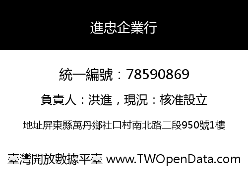 進忠企業行