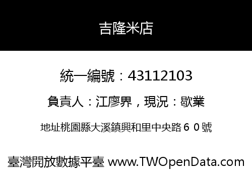 吉隆米店