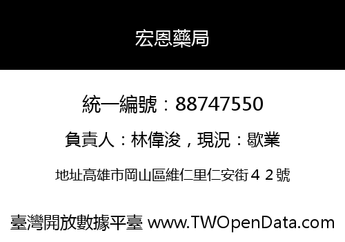 宏恩藥局