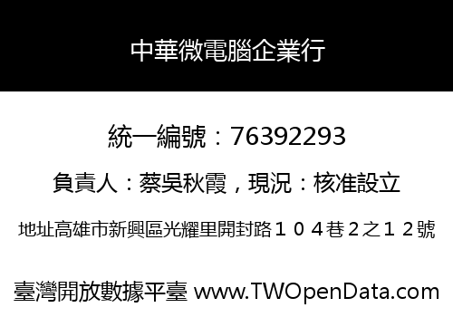 中華微電腦企業行