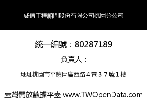 威信工程顧問股份有限公司桃園分公司