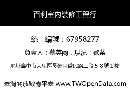 百利室內裝修工程行