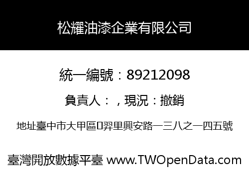 松耀油漆企業有限公司