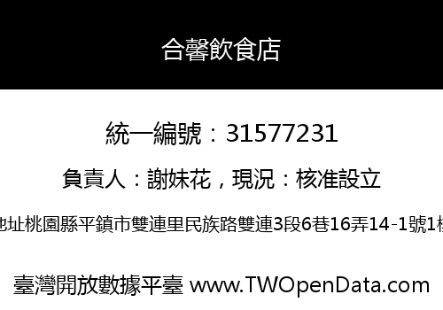 合馨飲食店