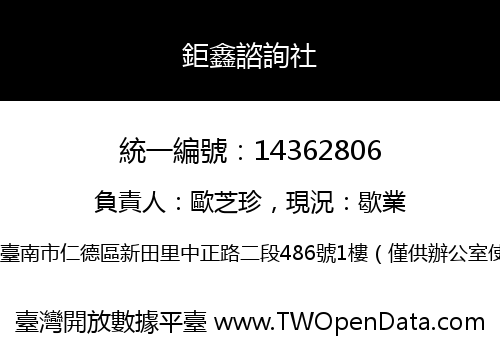 鉅鑫諮詢社