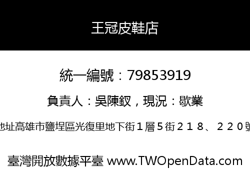 王冠皮鞋店