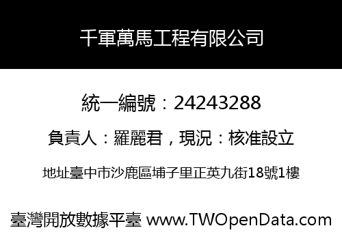 千軍萬馬工程有限公司