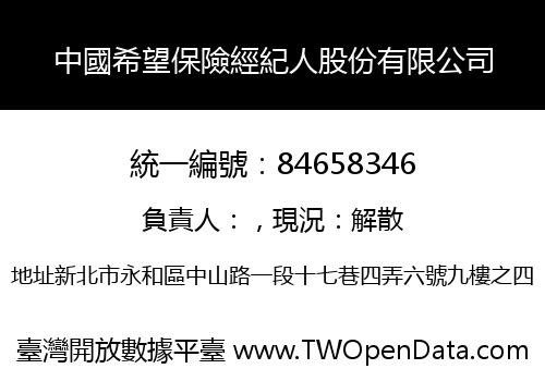 中國希望保險經紀人股份有限公司